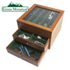 Wood 2 Drawer Display Box