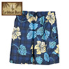 Tropical Print Swim Trunks