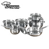 12 Piece Stainless Steel Cookware Set