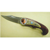 Colorized Buffalo Nickel Pocket Knife