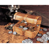 Historic Wooden Chest With At Least 50 Old U.S. Mint Coins