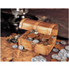 Treasure Chest of 51 Historic Coins
