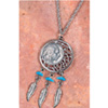 Buffalo Nickel Dream Catcher Pendant
