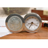 Morgan Silver Dollar Travel Clock