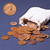 Bakers Pound of Wheat Pennies