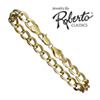Mens Curb Gold Bracelet
