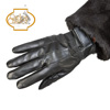 Lambskin Leather Gloves - Womens