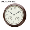 Indoor/Outdoor Clock/Thermometer/Hygrometer - 13.5 inch