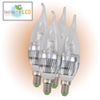 4 Pack Warm LED Candelabra Bulbs