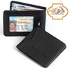 Carlos Chavez Black Leather Clip Wallet