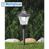 4-Piece Die Cast Aluminum Solar Lights - Black