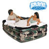 Queen Sized Camo Raised Flocked Air Bed