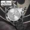 Silver Croton Sport Divers Strap Watch