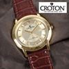 Croton Gold-Plated Dress Watch