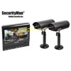 4 Channel Wireless Security System with 2 Cameras