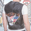 Leather Eagle Vest