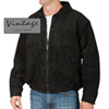 Black Suede Bomber Jacket