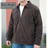 Mens Brown Suede Jacket