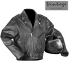Vintage Leather Biker Jacket