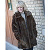 Womens Faux Mink Coat