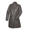 Womens Leather Trench Coat