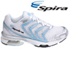 Spira Womens Striker Shoes With Light Blue Stripes