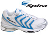 Spira Mens Striker Shoes With Blue Stripes
