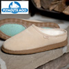 Plymouth Mocs Mens Clog Leather Slippers