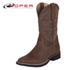 Roper Square Toe Brown Western Boots