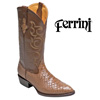 Ferrini Python Boots - Taupe