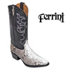 Ferrini Python Boots - Natural