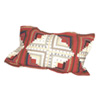 Red Log Cabin Shams (Standard Size)