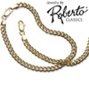 Oval Curb 14k Gold Necklace and Bracelet