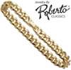 Oval Curb 14k Gold Bracelet