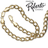 Curb 14k Gold Necklace and Bracelet