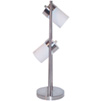 2-Light Adjustable Table Lamp - White