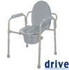 Folding Bedside Commode Seat with Commode Bucket