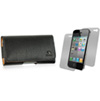 Premium Leather Horizontal Cell Phone Case