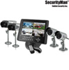 4 Channel DVR with 10.2 Inch LCD and 4 Cameras - 80GB