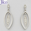 Diamond Leaf Earrings