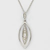 Diamond Leaf Necklace