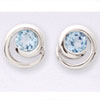 Blue Topaz Earrings