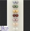 Button Pearl Earring Set