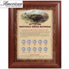 10 Years of Buffalo Nickels - Wood Frame