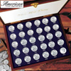 30 Years of US Mint Half Dollars Each Struck of .900 Fine Silver
