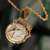 Hummingbird Goldtone Pendant