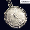 Silver Mexican Libertad Angel Pendant
