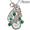 Silver Mercury Dime Vine Pin/Pendant