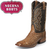 Brown Vintage Full Quill Ostrich Boots