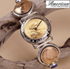 Sterling Silver Sacagawea Coin Cuff Watch
